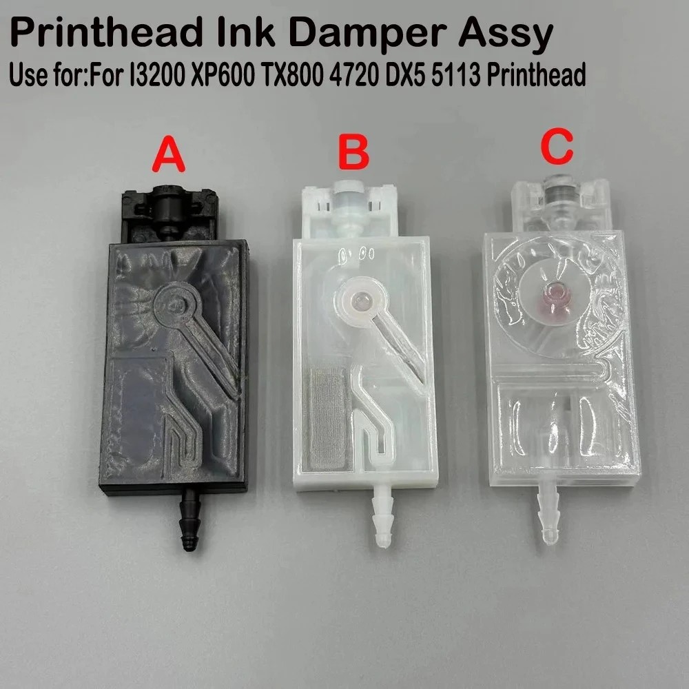 10PCS Solvent UV Printer Ink Damper Dumper for Epson I3200 XP600 TX800 4720 DX5 5113 Printhead Mimaki JV33 Dumper Filter