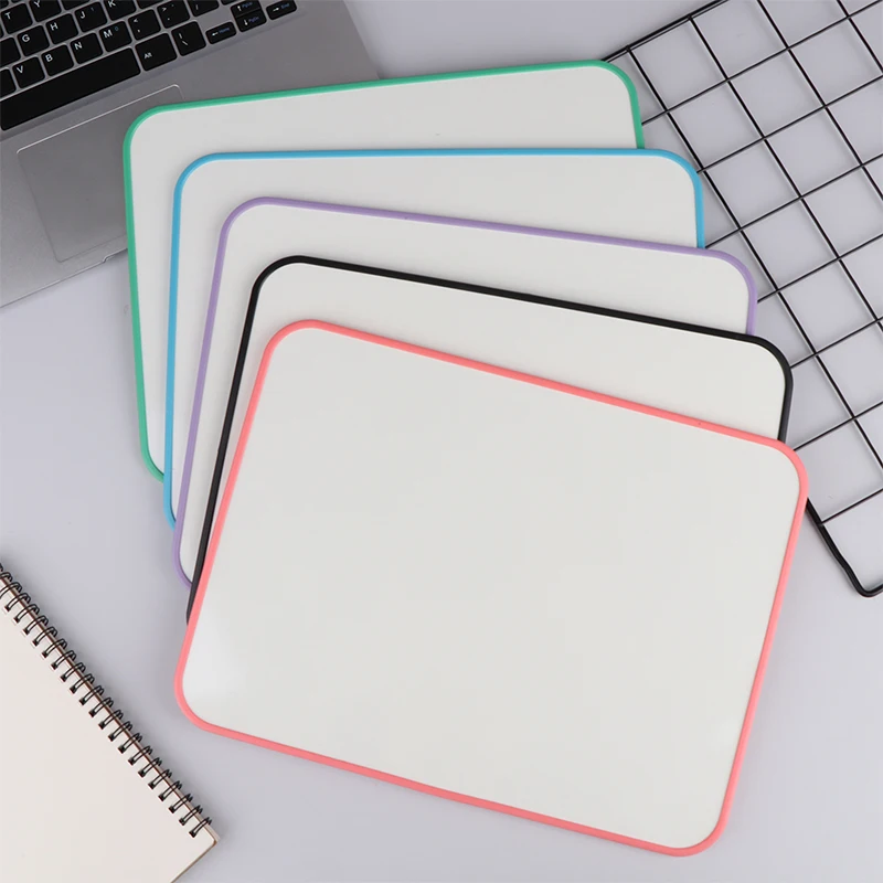 Double-Sided Small Whiteboard Handwriting Board Multi-Color Erasable Writing Board Study Room Desktop Drawing Board Teaching