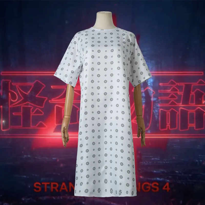 

Eleven Cosplay Costume Hawkins Laboratory Nightgown For Women Girls Costume Kids Cosplay Uniform Dress Outfits Halloween