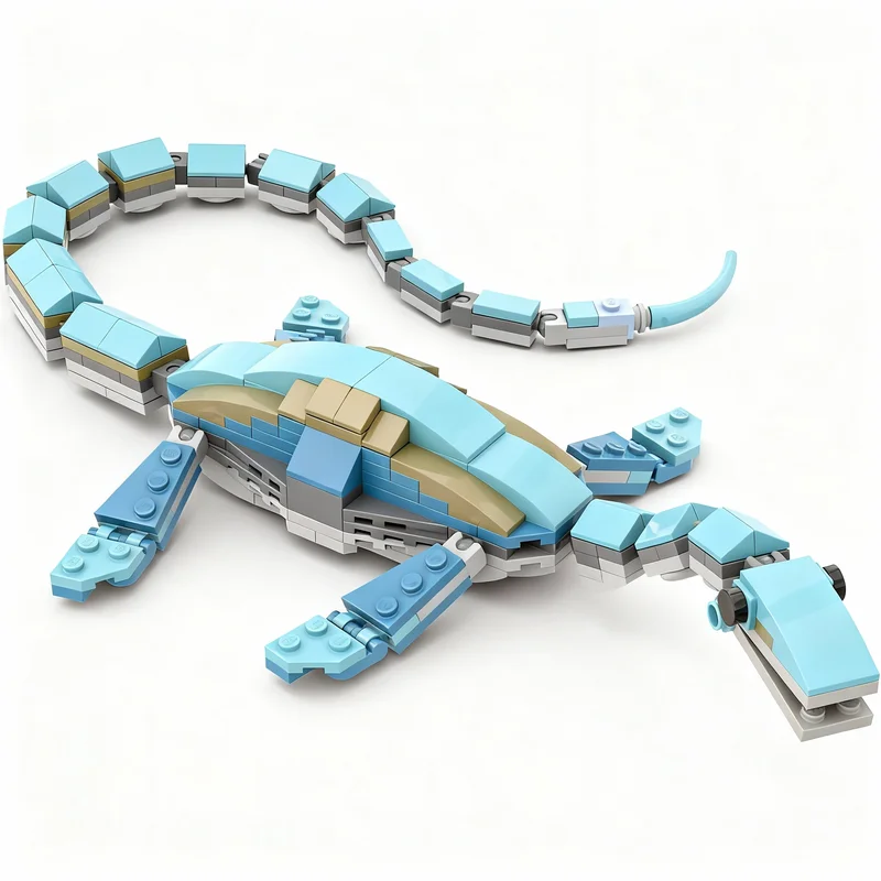 230pcs MOC Cope's Elasmosaurus - đánh giá và giá Art Craft Idea