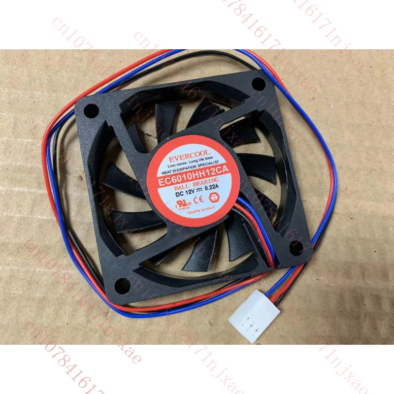 

ДЛЯ EVERCOOL EC6010HH12CA 6CM 6010 12 В 0,22 А трехпроводной вентилятор охлаждения