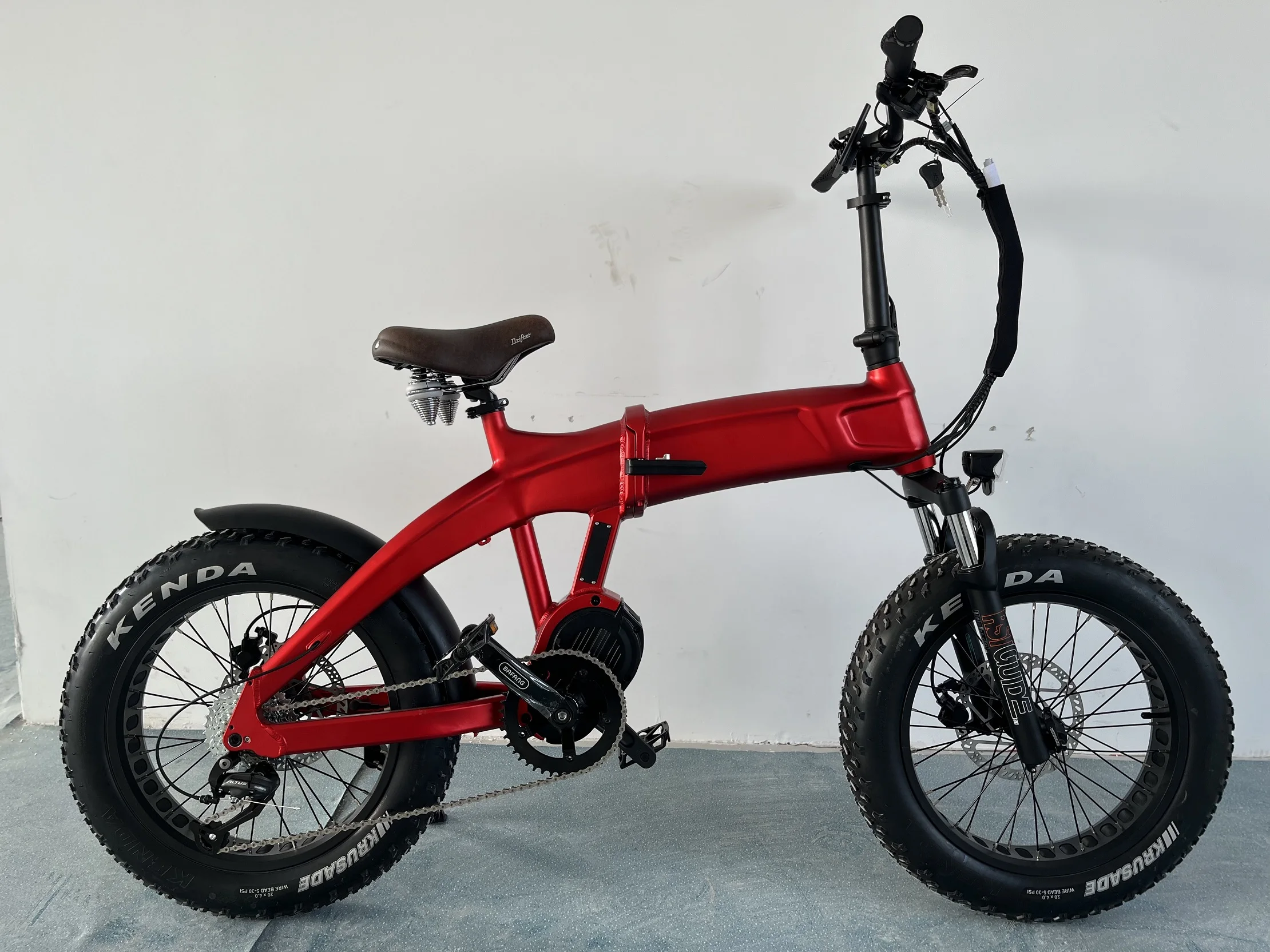 Manufacturer high end folding e-bike 20 inch fat tire electric bike snow bike