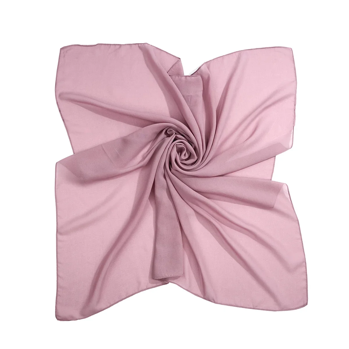 

Новый шифоновый квадратный шарф, однотонный тюрбан, мусульманский хиджаб, шали, шарфы, банданы, повязка на голову, платок, Turbante Mujer 90*90 см