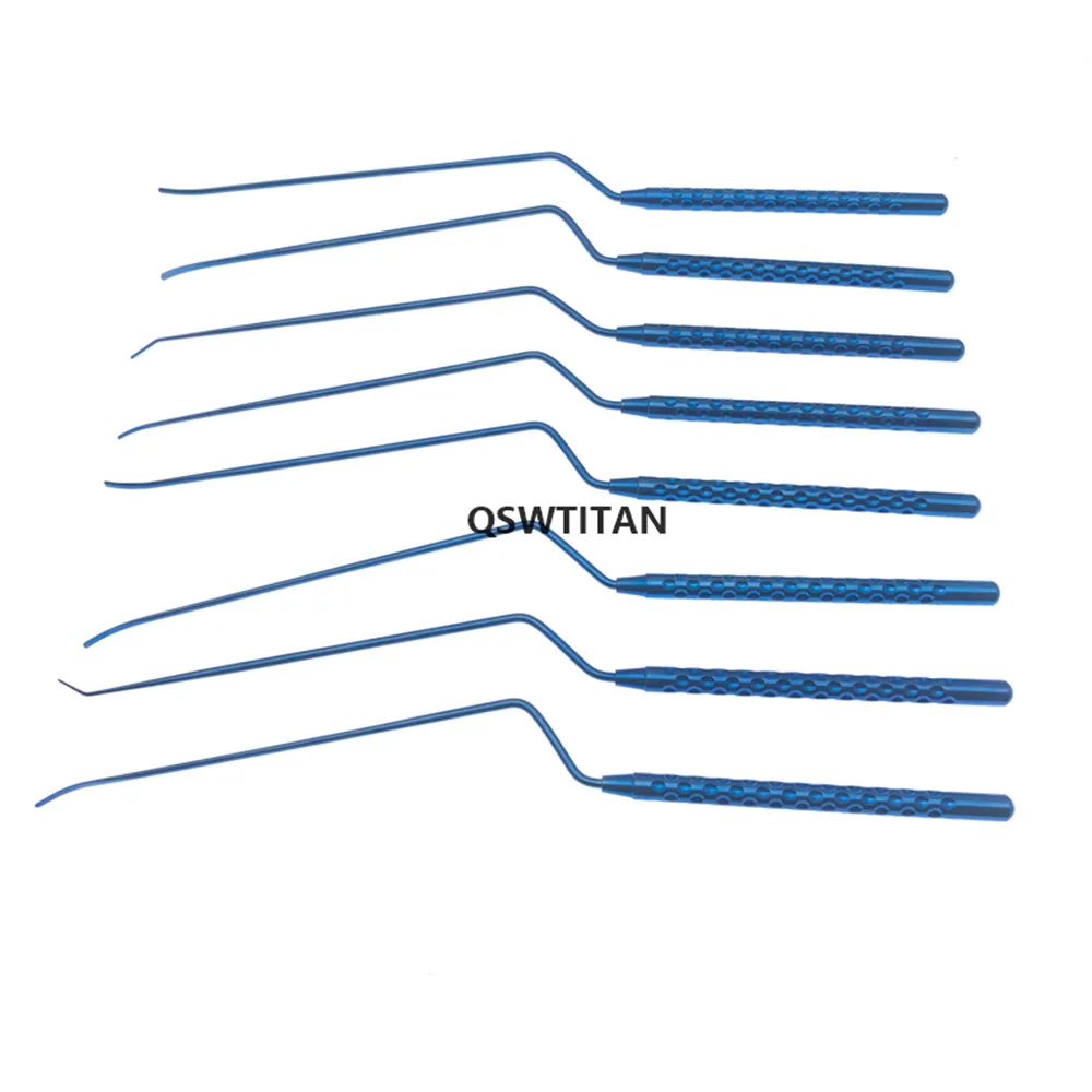 Titanium Micro Nerve Retractor Nerve Spatula Dissector Retractor Leaf Micro Retractor Neurosurgery Instruments