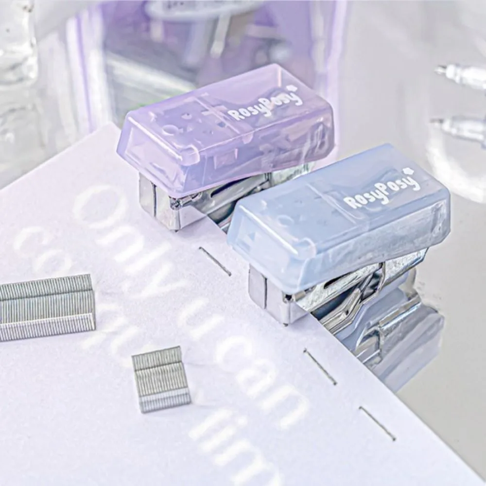 Multifunction Portable Mini Punch Stapler Kit DIY Crafts Handcraft Scrapbook Tools Set INS Punch Machine Kit Student