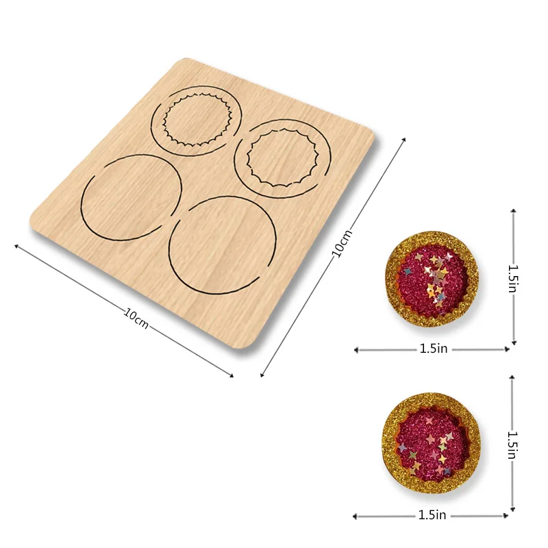 Z74 1.5-inch Demon Mold Wooden Cutting Dies Suitable For Most Cutting Machines