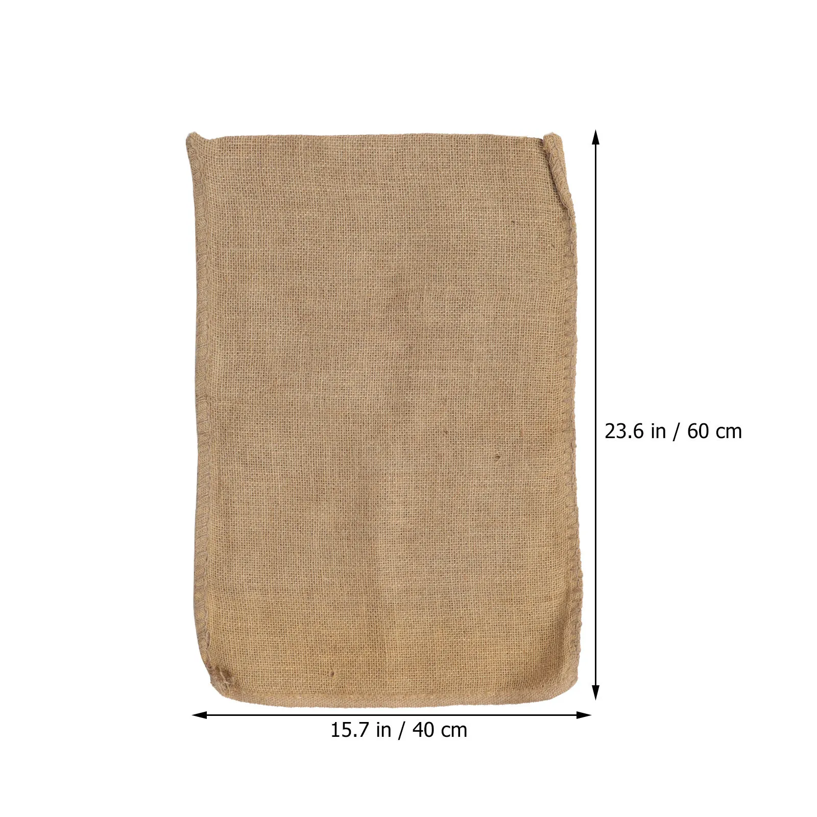 3Pcs Reusable Jute Bag Thicken Sacks for Potatoes Vegetables Sand Storage Ecofriendly Rustic Texture Home Outdoor