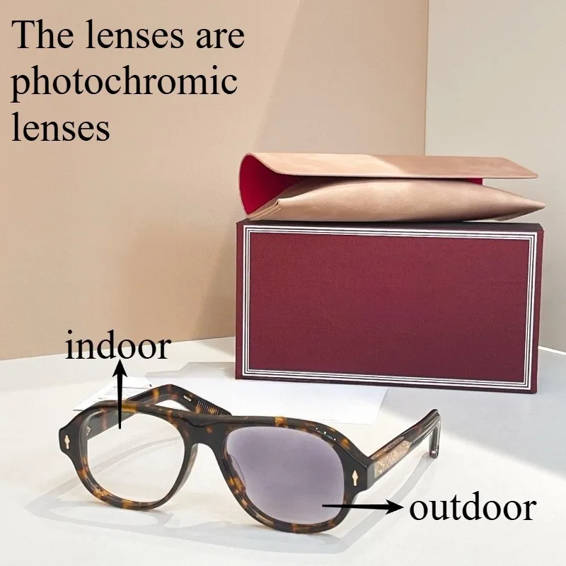 JMM DUENDE النظارات الشمسية اليدوية إطارات خلات UV400 اليابانية مصمم العلامة التجارية 10th الذكرى طبعة خاصة الرجعية الفاخرة