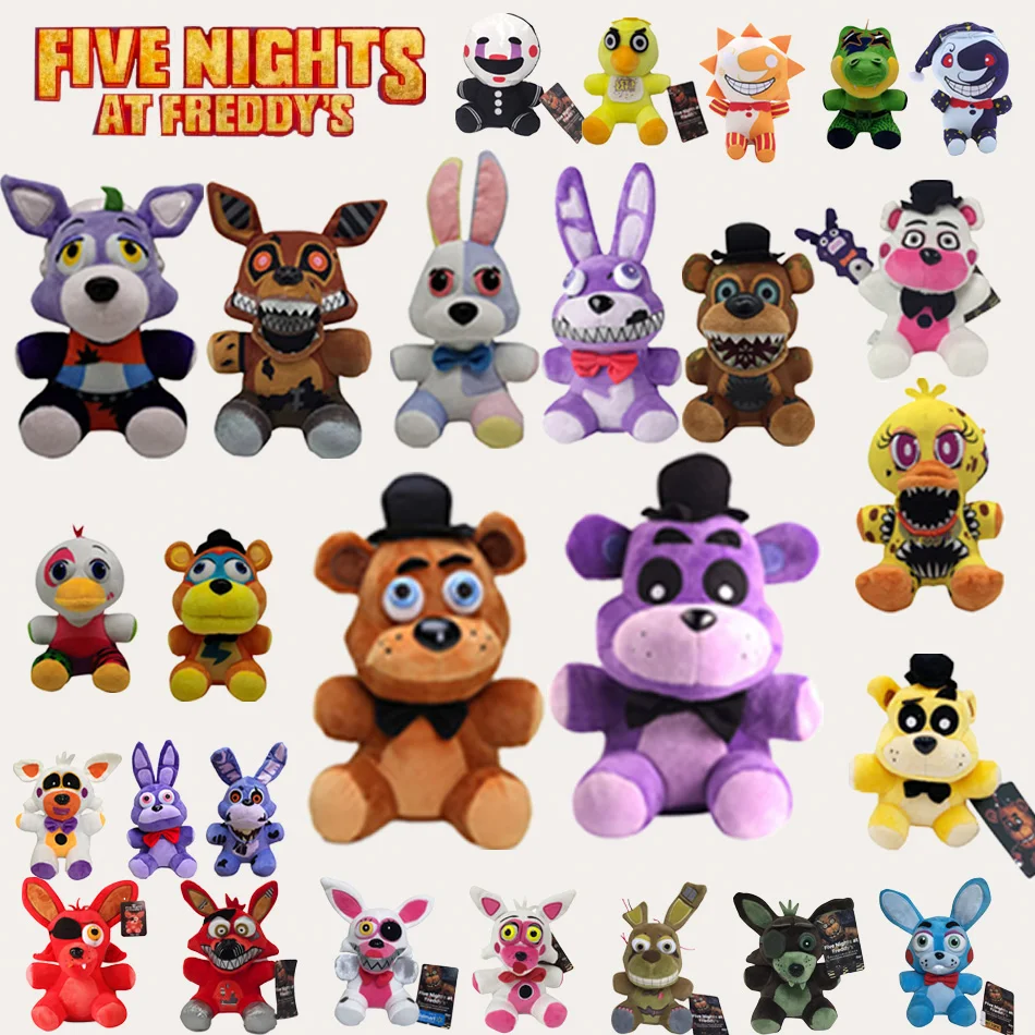 

18 CM New FNAF Fiuf Nights at Freddy's Plush Toy Stuffed Animals Bear Rabbit Game Plush Toy Birthday Christmas For Kids Toy Gift