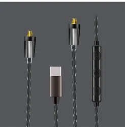 Type-c Interface Replacement Headphone Cable 3.5mm MMCX Audio Cable Earphone Cable for Shure SE215 SE315 SE535 SE846