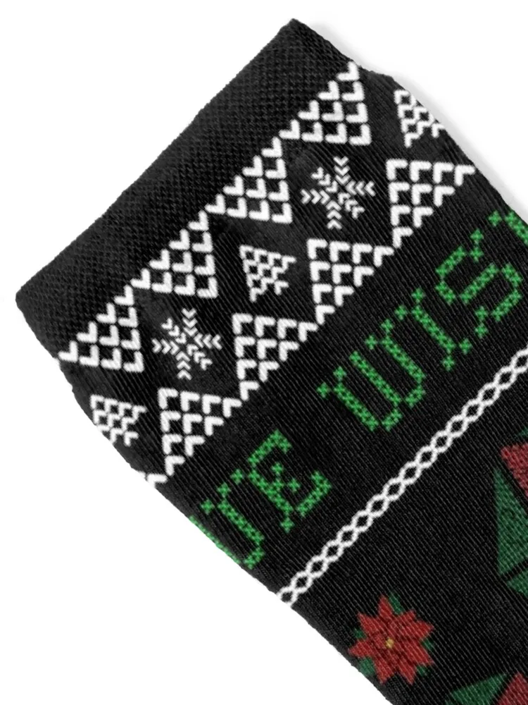 Ugly Christmas Sweater - Dungeons and Dragons Socks Thermal man winter anti-slip loose Hiking boots Ladies Socks Men's