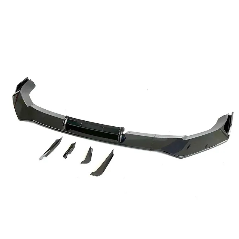 

SXLL The car lip is 21 Q5 front lip Q5 modified ABT model black horn-shaped front lip front shovel air knife modified small surr