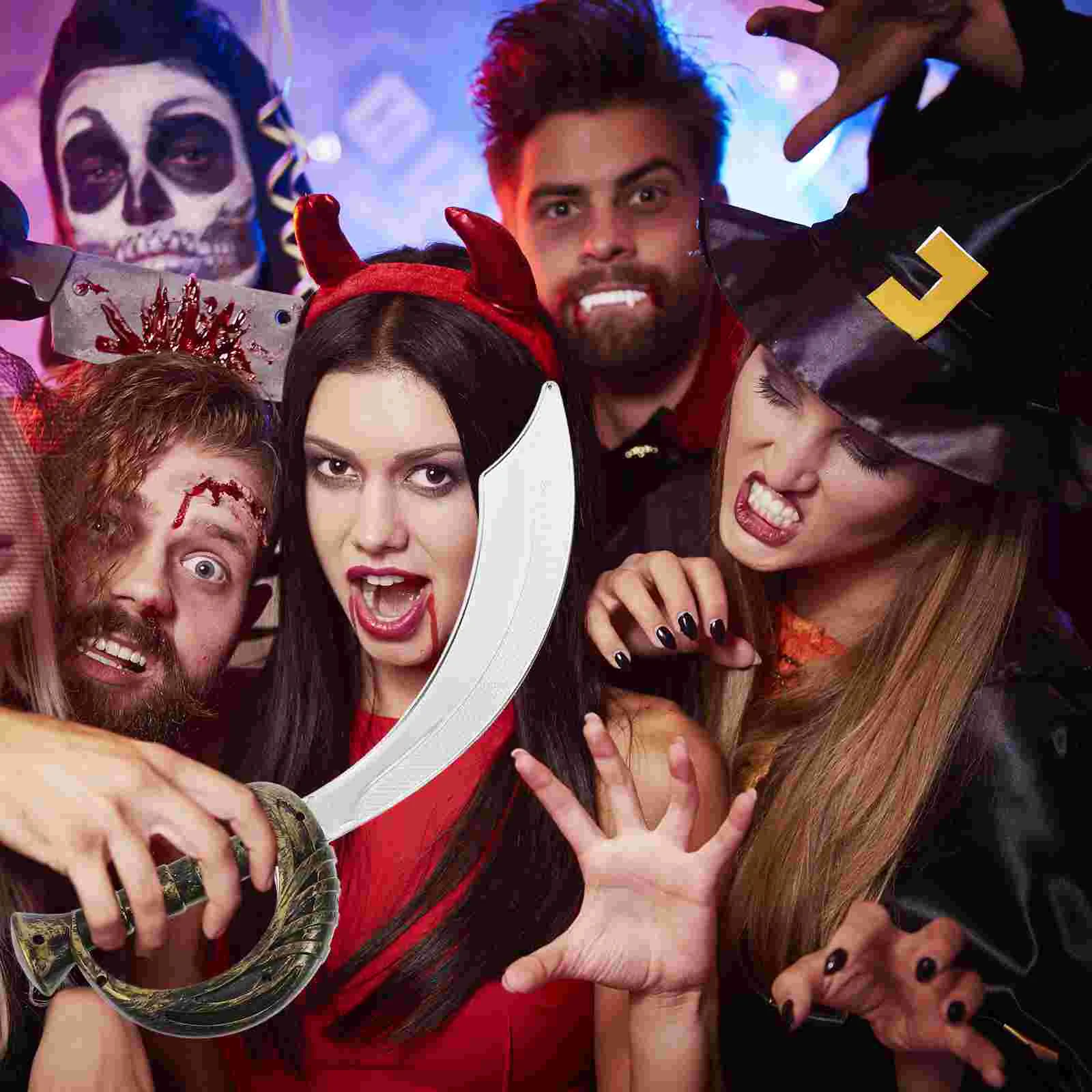 Pirate Playset คอสเพลย์ดาบ Hoop ต่างหูของเล่นดาบ Prop อุปกรณ์เสริมสําหรับ Halloween Prom Party Props อุปกรณ์เสริม