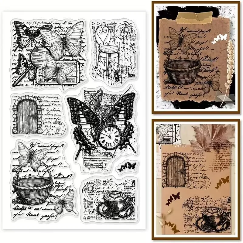 Halloween Skeleton Clear Stamp  For DIY Scrapbooking Seal Card Making A5092