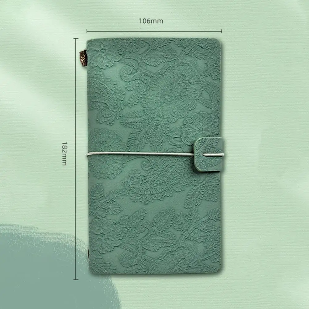 Дорожный блокнот A6 в винтажном Европейском стиле, 3D кружевная Обложка с резным цветком, сменный портативный студенческий журнал Скрапбукинг дневник, принадлежности