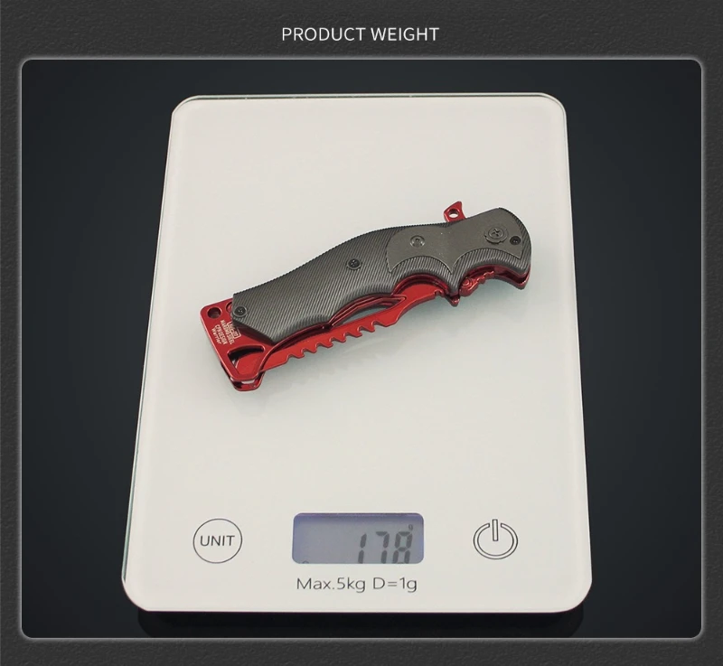 8,66 in Arena Breakout Peripherie Red Kite Feld Training Messer Zusammenklappbare Waffe Modell Spiel Prop Junge Spielzeug Desktop Ornament Geschenk