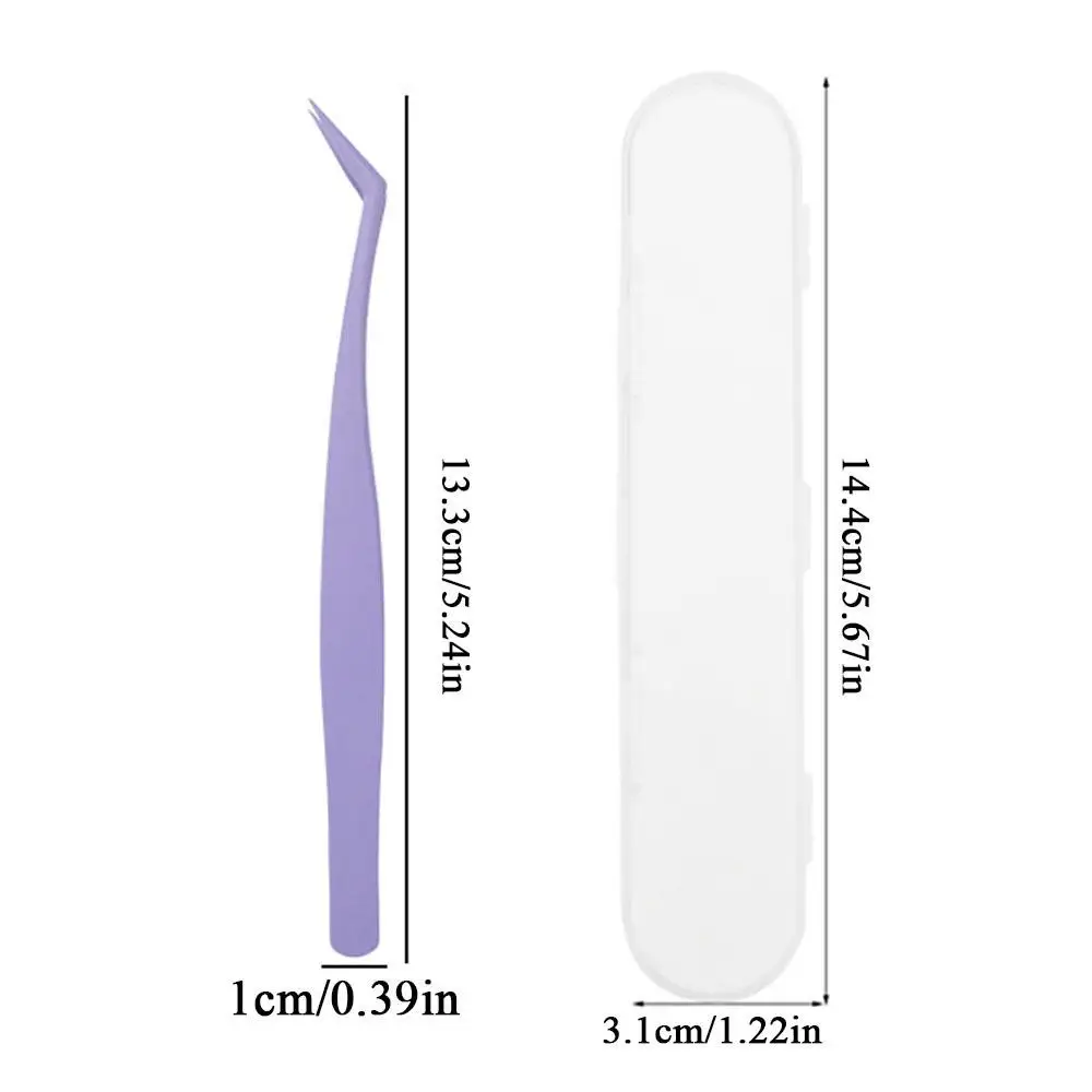 Pince à épiler pour faux cils, applicateur de cils Ultra fin, Extension de cils en acier inoxydable, outil de cueillette de cils, outils de maquillage pour greffage de cils
