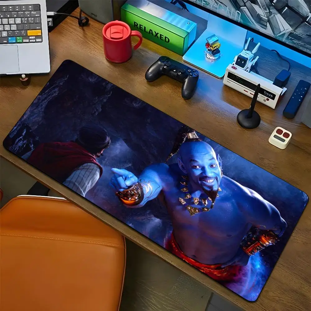 Aladdin Mouse Pad Cartoon Lockedge Large Gaming Pad Computer Gamer Keyboard Mat Desk Mousepad PC Desk Pad