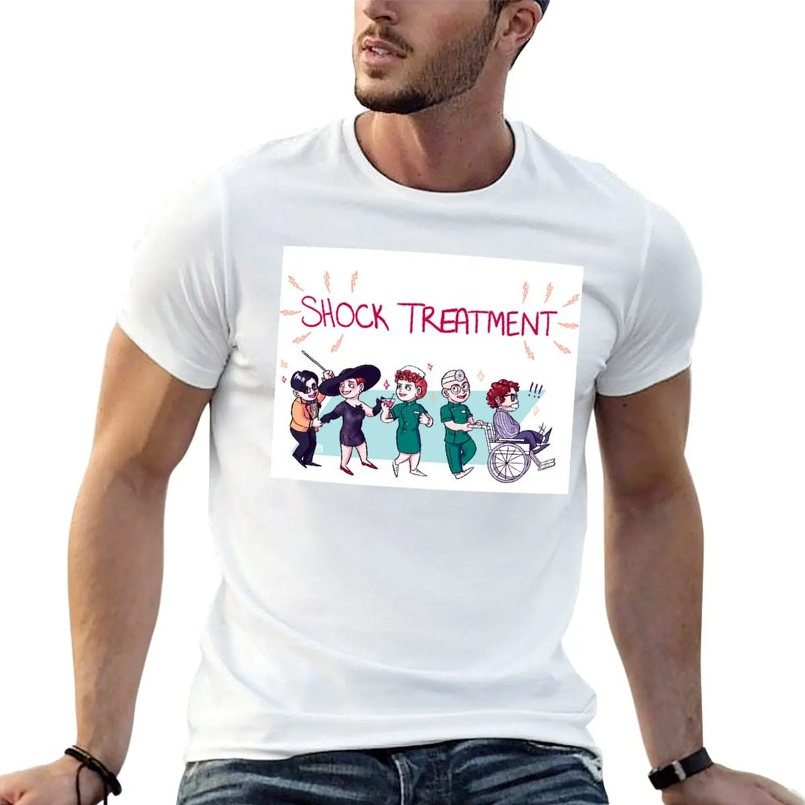 Shock Treatment! T-Shirt anime anime clothes mens t shirts top quality