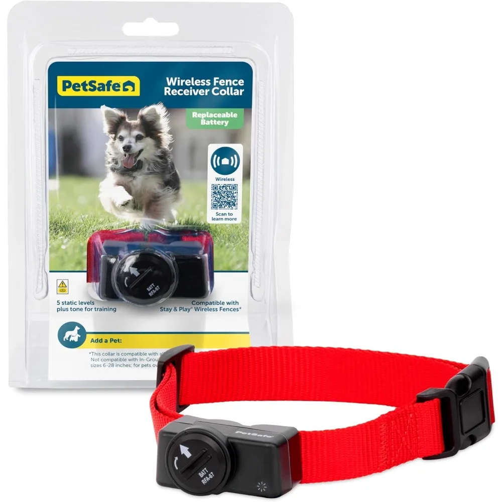 

Wireless Dog Collar, Only for Dogs Over 8 lbs, Waterproof with Tone and Static Correction, Wireless Dog Collar