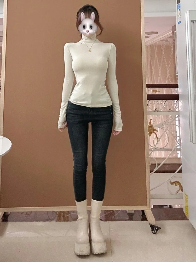 

Женские джинсы-карандаш с высокой талией Slim Fit: эффект моделирования фигуры, подтяжка ягодиц, повседневные, из эластичного хлопкового денима