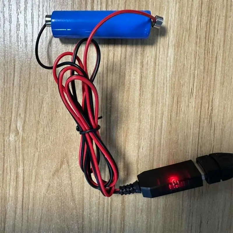 Magnetyczny kabel kabla ładowania USB dla 18650 26650 14500 16340 Akumulatory uniwersalne drut ładowarki magnetycznej L4MF