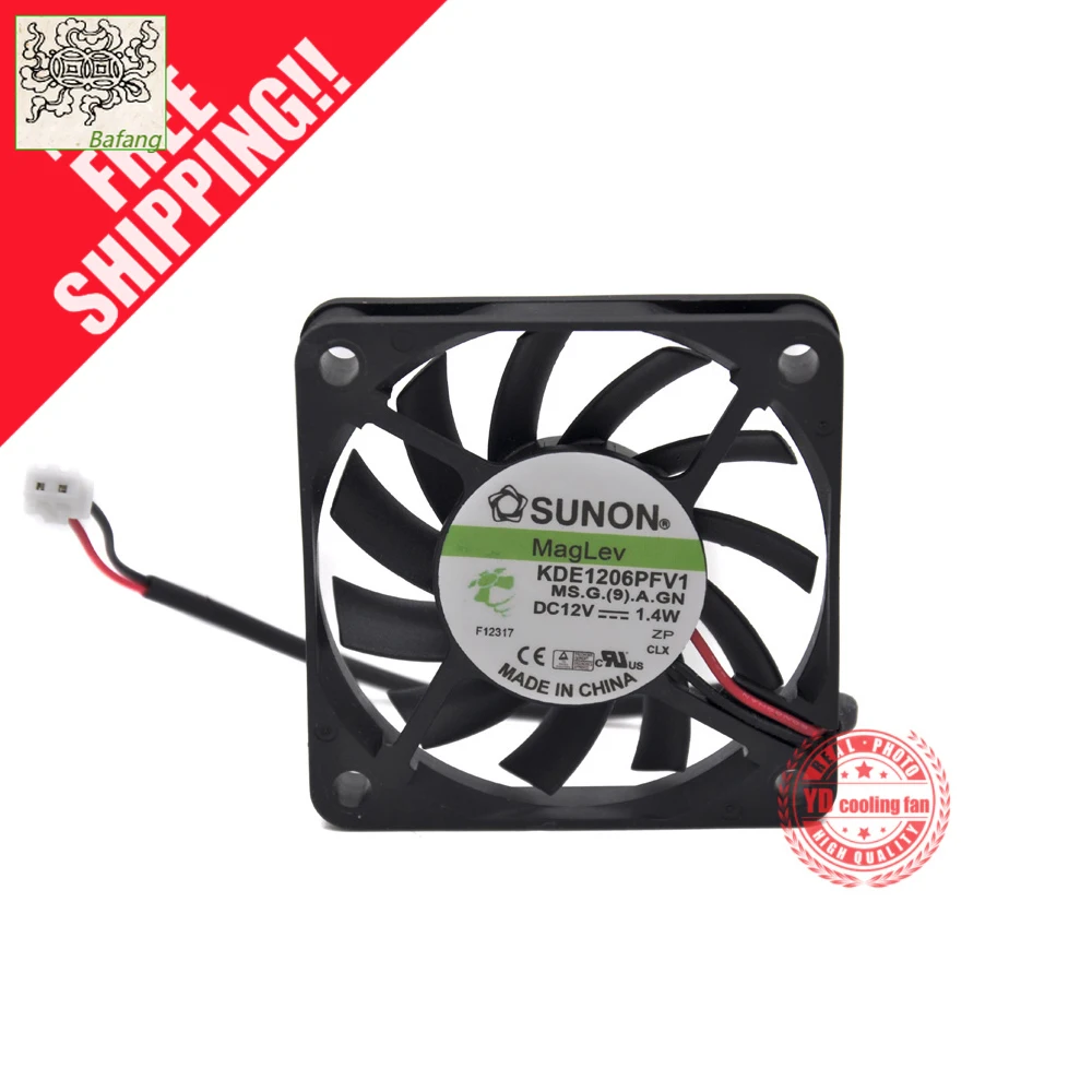 

jinlingge For SUNON KDE1206PFV1 6010 12V 6CM Ultra thin silence cooling fan