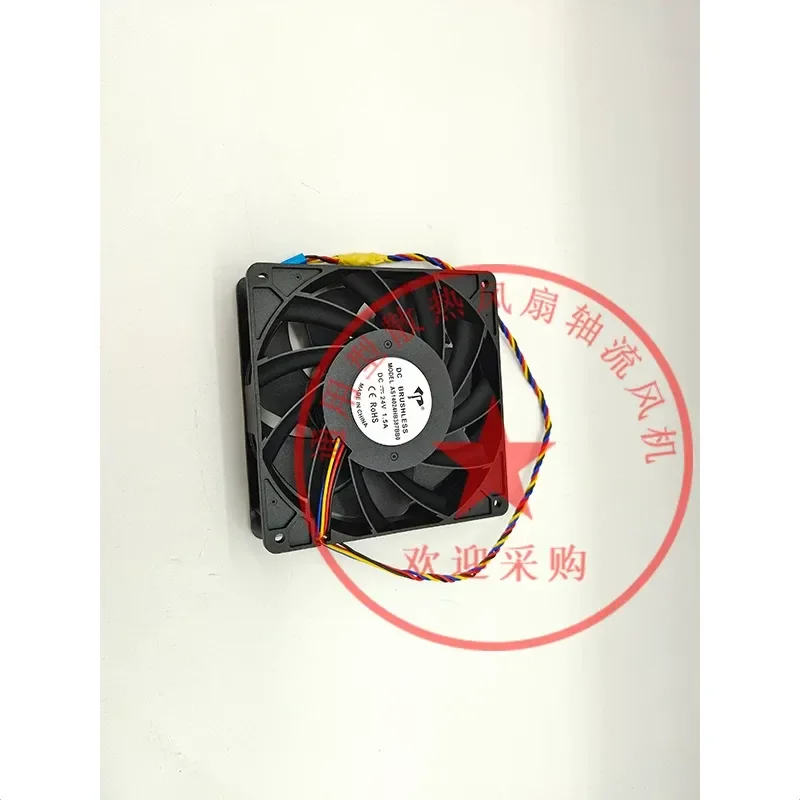 For New 14cm 14038 ball pressurized 12V/24V high rotation large air volume 2/3/4 line PWM cooling fan