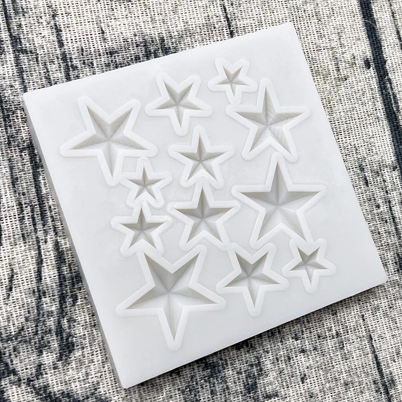 Star Silicone Sugarcraft Mold Chocolate Cupcake Baking Mold Fondant Cake Decorating Tools