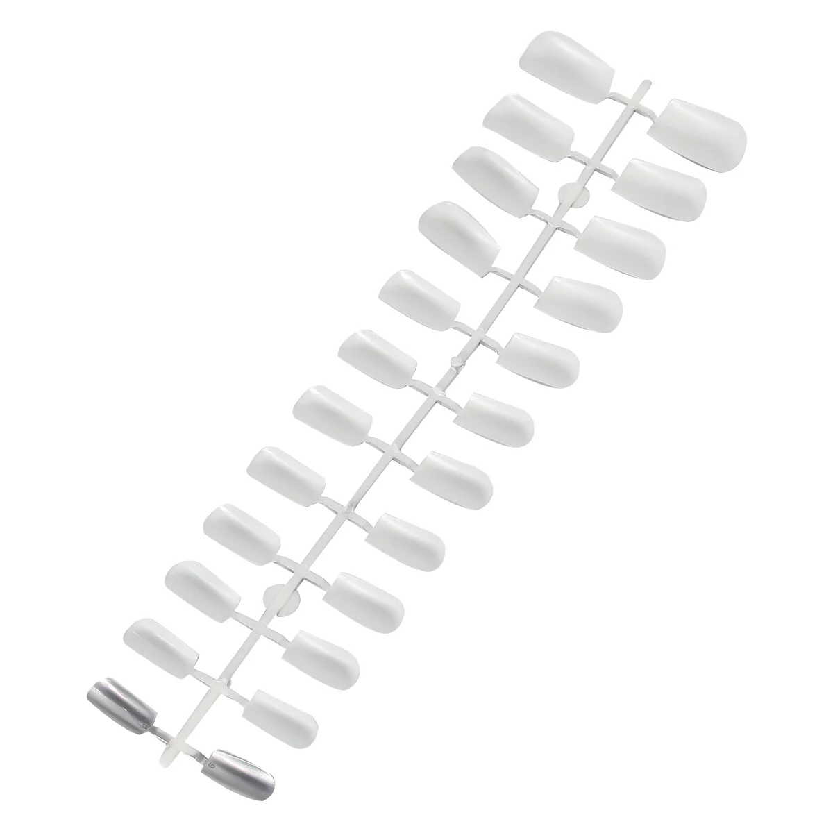 24枚入り プレミアムメタリックミラーネイルデカール きらめく反射ステッカー 簡単DIYネイルアート 全ての機会に使えるお祝いデコレーション