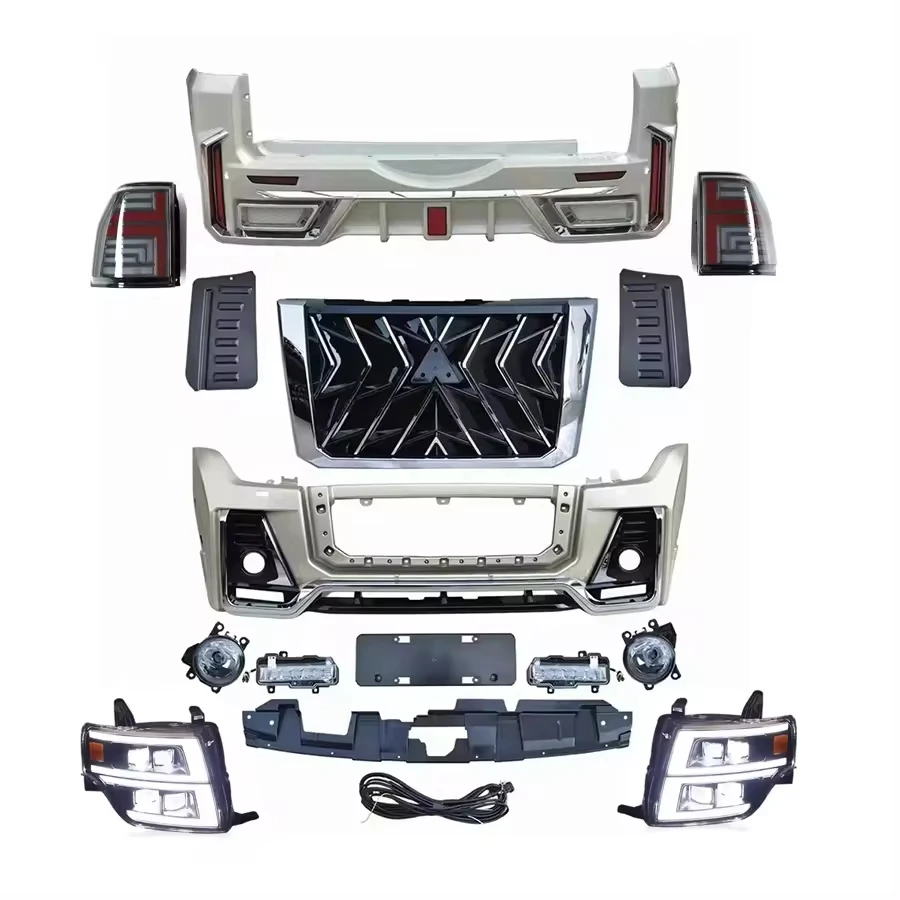 

Car Accessory body kits upgrade for mitsubishi V87 V95 v93 v97 headlight 2009-2021 mitsubishi pajero 4 led headlight body kits