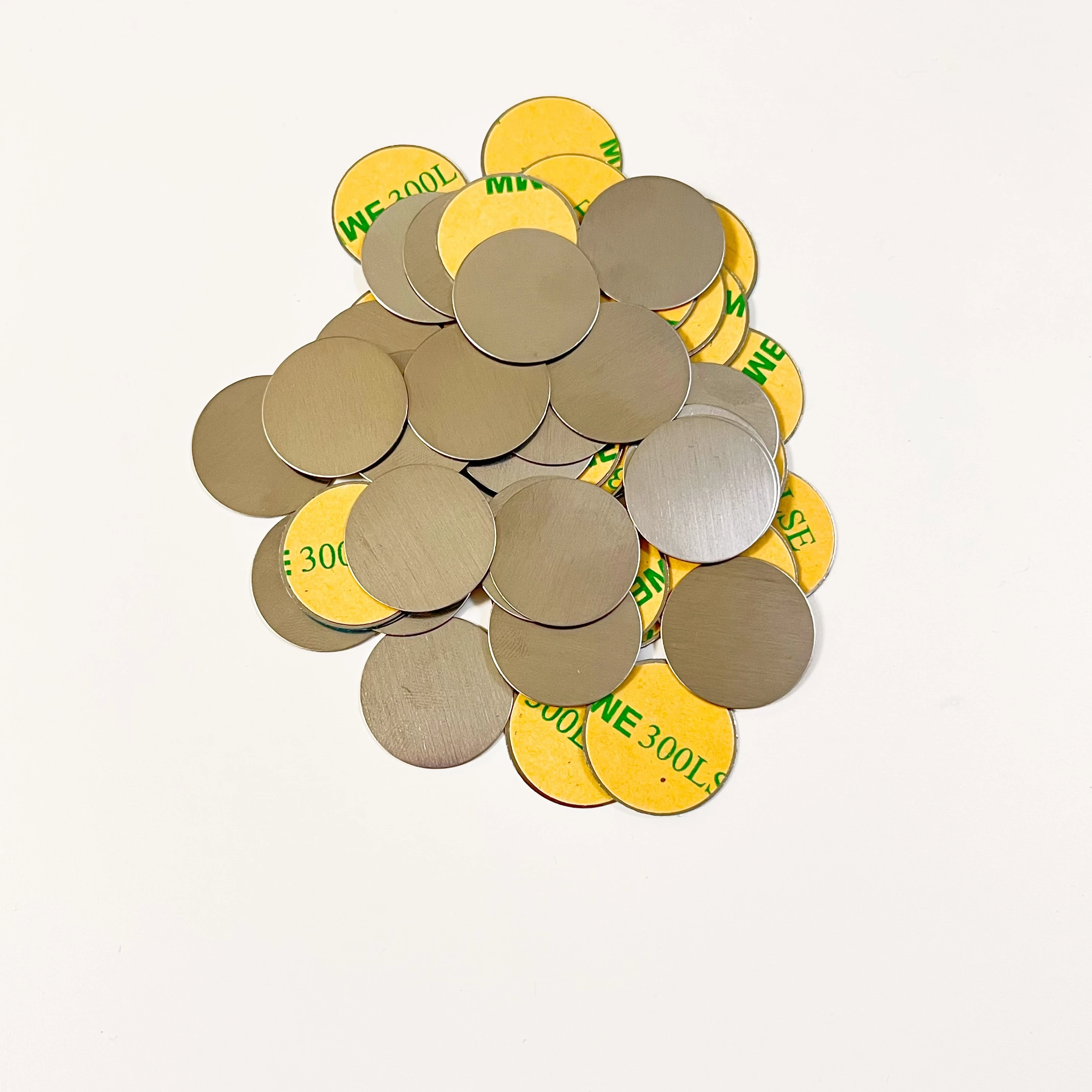 

50PCS Round Metal Steel Magnetic Sticker for for Magnetic Palette Empty Eyeshadow Makeup Palette