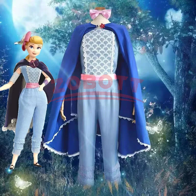 

Movie Bo Peep Cosplay Costumes For Women Girls Cloak Cape Uniform Suit Halloween Party Outfit Adult Costumes