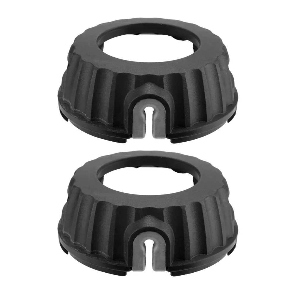 2PCS Black Trimmer Head Cover Heavy Duty ABS Brush Cutter Accessory Round for McCulloch B26Ps, T26Cs, MT260CLS, T22LCS
