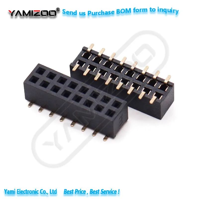 5~10 Stück SMD Doppelreihiger 2-mm-Buchsenstecker 2,0 mm 2*3/4/5/6/7/8/12/15/40P – Detail 5