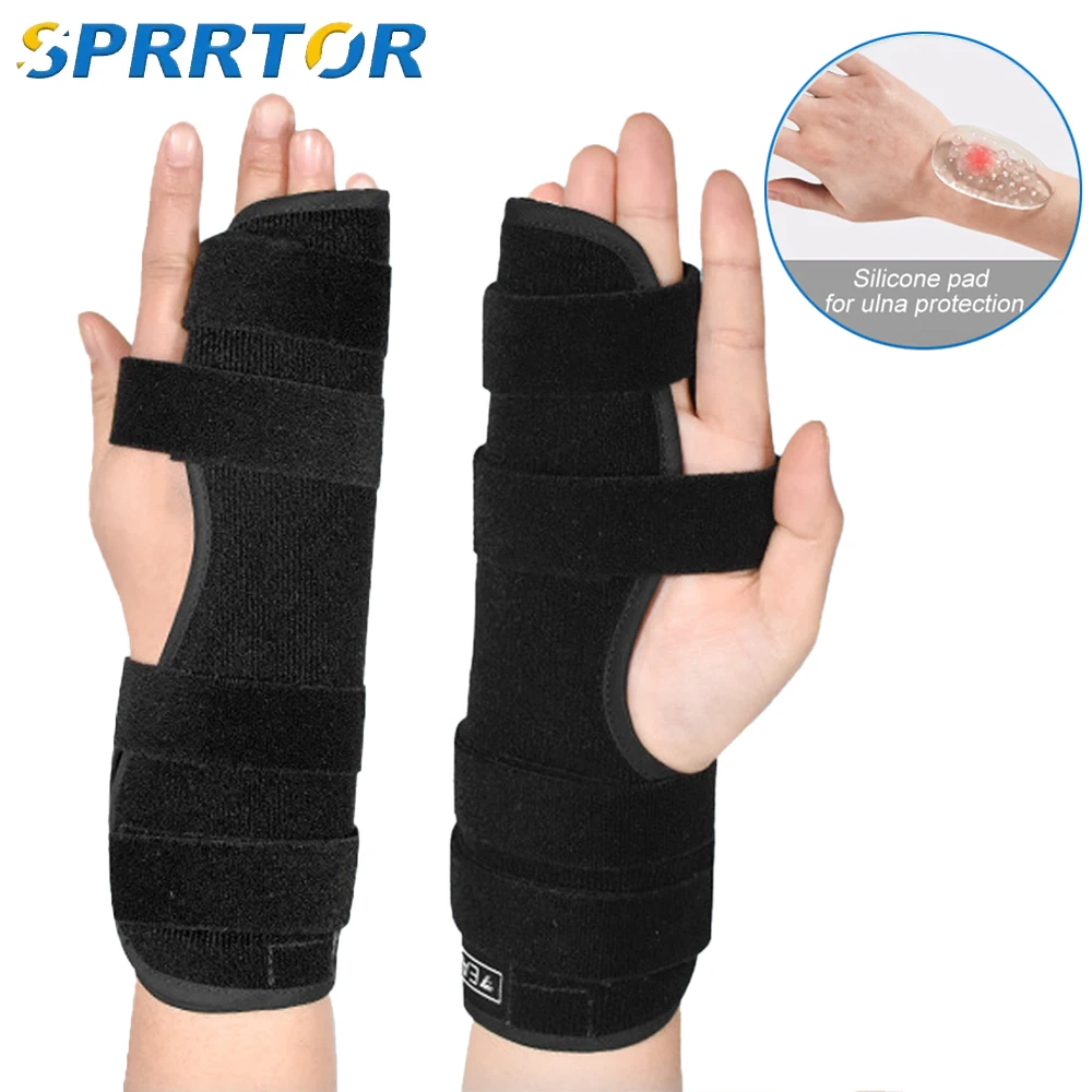 

1Pc Adjustable Compression Finger Holder Protector Brace Sports Wrist Thumbs Hands Arthritis Splint Support Protective Guard