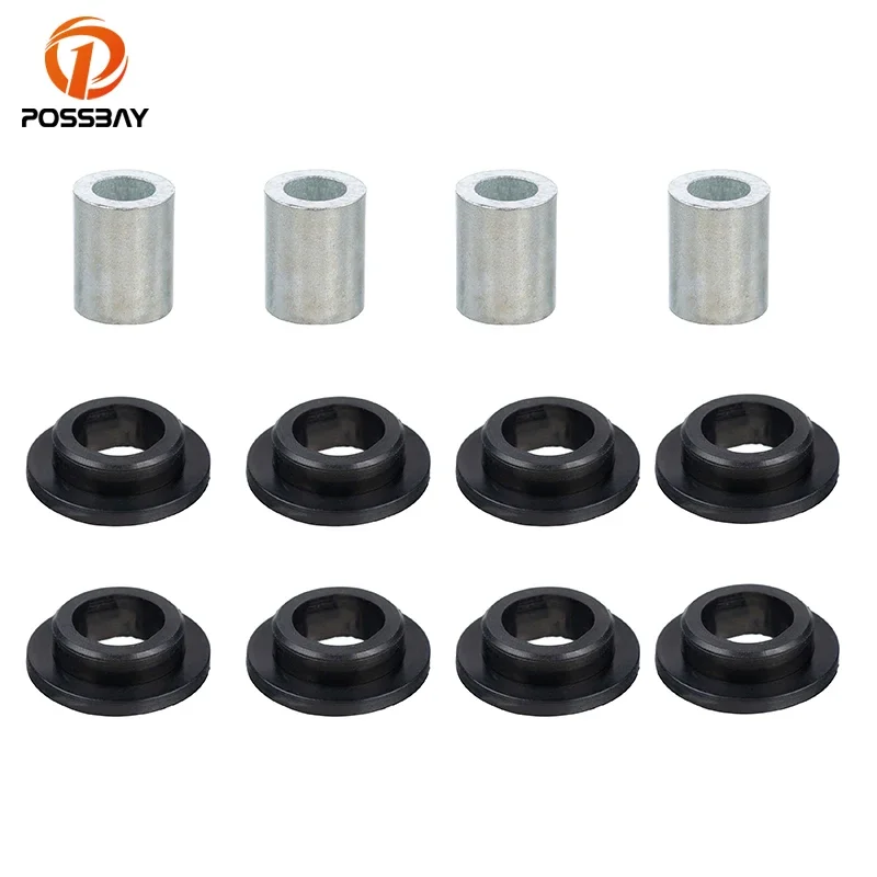 12Pcs Motorcycle Front Shock Absorber Bushing Repair Kit For Polaris ACE 500 570 900 Hawkeye 300 RZR 4 XP Scrambler Moto Parts