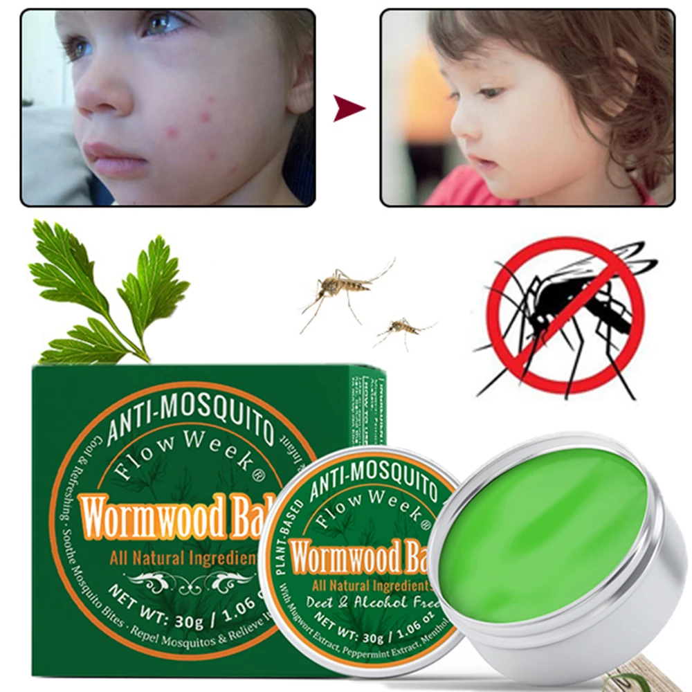 

Mosquito Repellent Anti Itch Wormwood Ointment Repel Mosquitos&Relieve Itching Cool and Refreshing Soothe Mosquito Bites