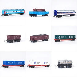 Track Train Carriage Coal Carriage Gondola Box Car Small Train Green Leather High-speed Rail Harmony Number Children's Toy Boy