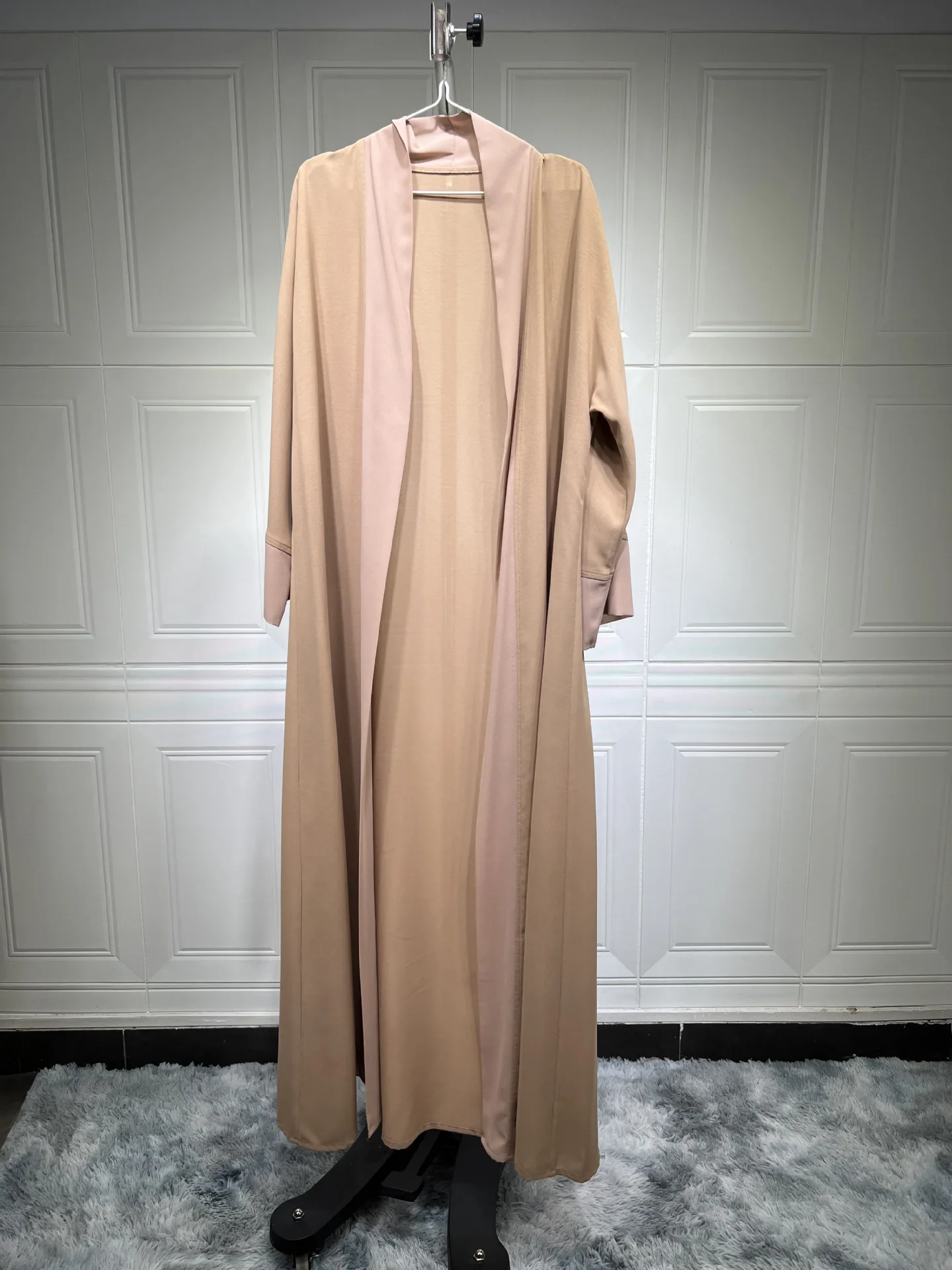 Imagem -05 - Chiffon Branco Abayas Abertas para Mulheres Dubai Kaftan Vestuário Islâmico Ramadan Modest Robe Cardigan Muçulmano Eid Mubarak Djellaba Novo Branco