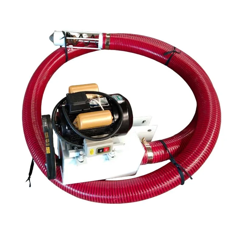 8 meters long powder particle spring hose auger screw feeder conveyor