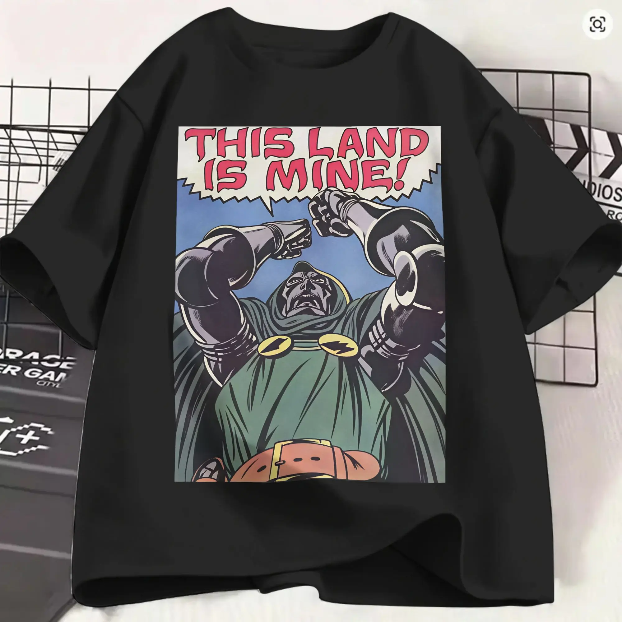 Dr Dooms Cotton T-Shirt For Man Summer  Y2K Funny T-Shirts O-Neck Hip Hop Tees Oversized Cheap Clothes
