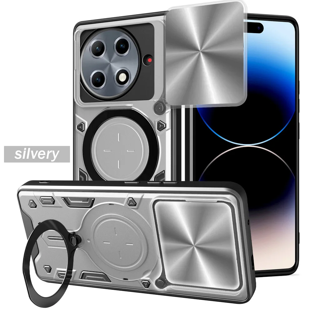 حافظة حماية للكاميرا الدائرية المعدنية لهاتف Tecno Camon 30s Pro Camon 30S 30 40 Premier Camon40 Pro غطاء حامل دوار