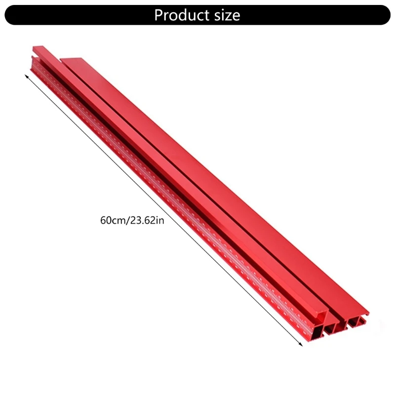 P0P0 75 Tipo T Slot Mitra Track Scivolo a T in alluminio per lavorazione del legno Mitra T-Slot