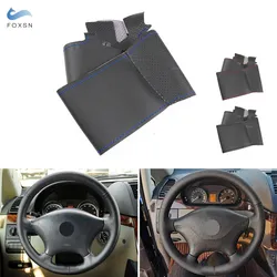 For Mercedes Benz Viano W639 2003-2010 Vito 2003-2014 Sprinter 2006-2013 Car Inner Steering Wheel Leather Cover Trim Accessories