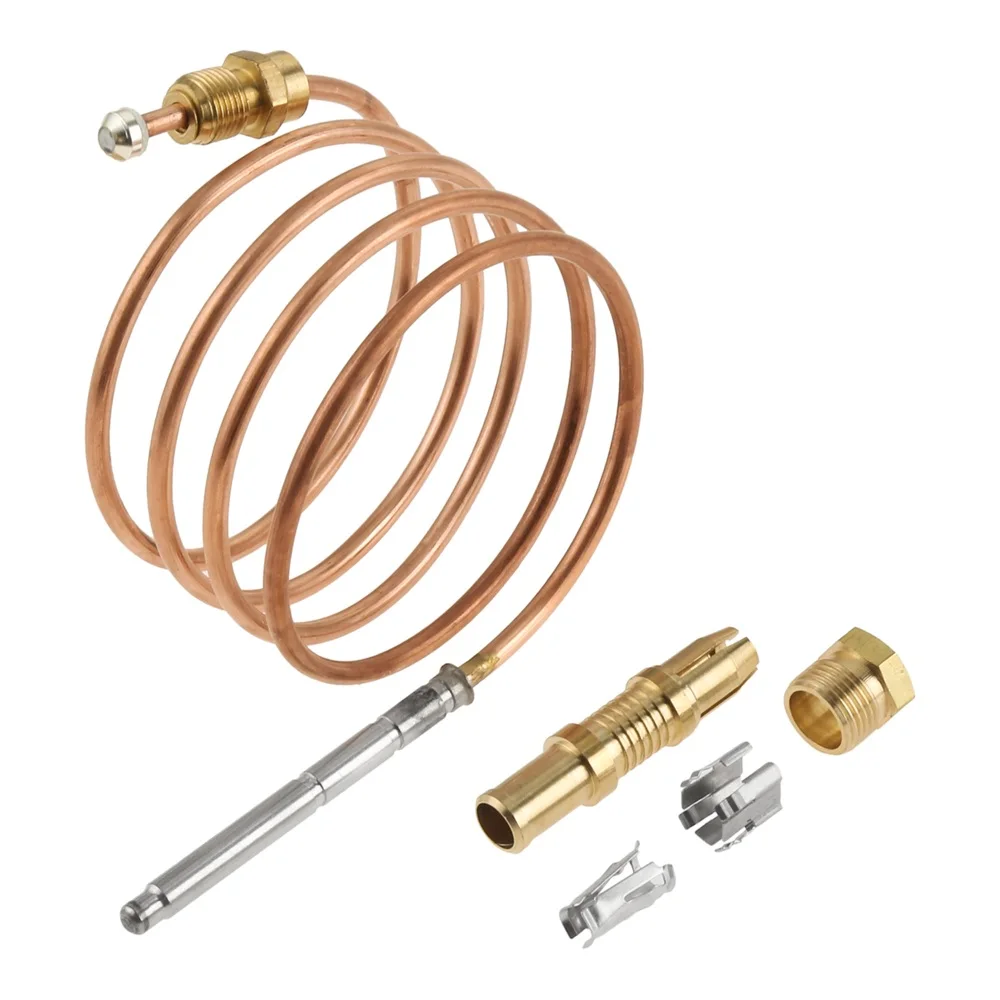 36 Inch Gas Stove Thermocouple Heater Part Burner Universal Fireplace Replace Adaptors Digital Temperature Controller With 4 Nut