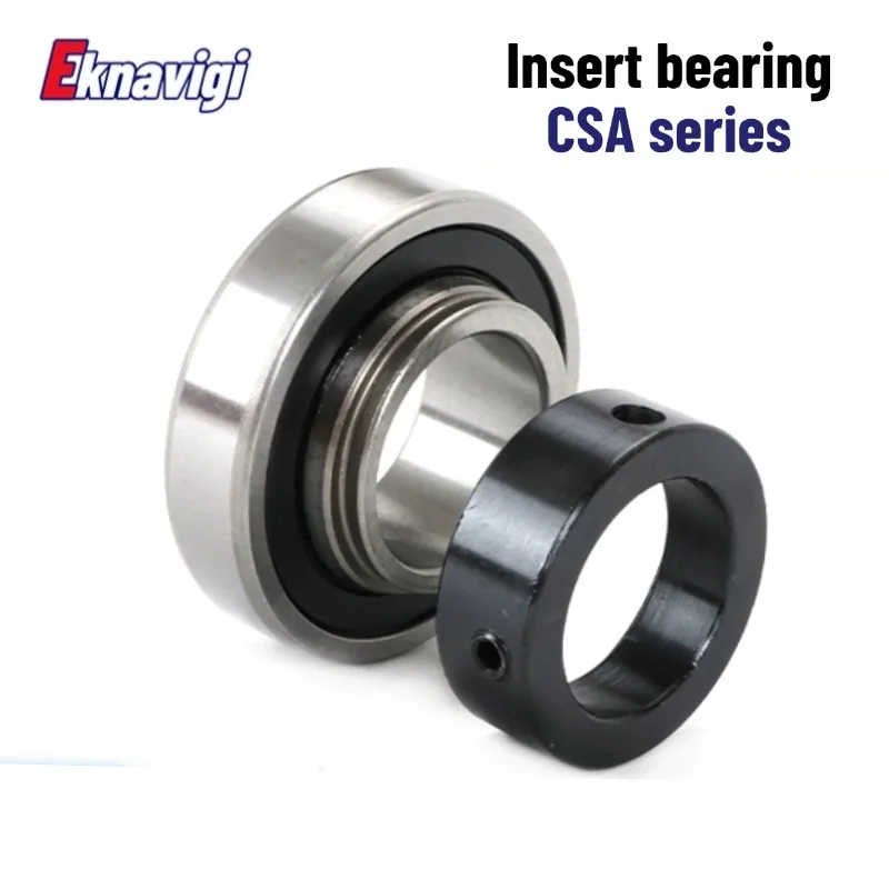 1PCS Flat Ball Bearing with Top Thread SER204 SER205 SER206 SER207 SER208 ER209 210 Insert Bearing