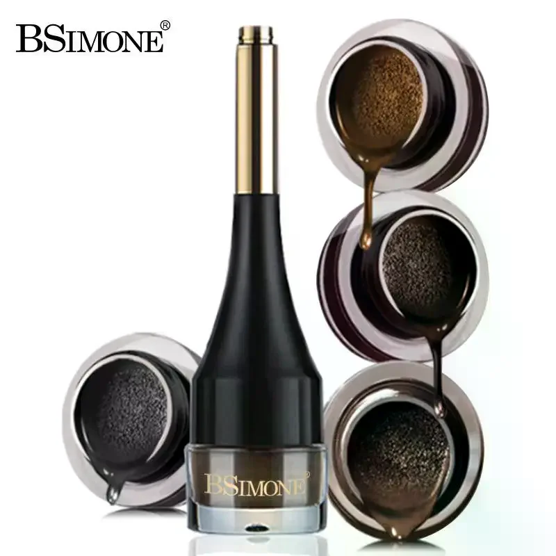 2g 4 Colors Brown Black Eyebrow Cream Enhancers Waterproof Long-lasting Air-cushion Dye Brows Gel Tinted Makeup Liquid Eyebrows
