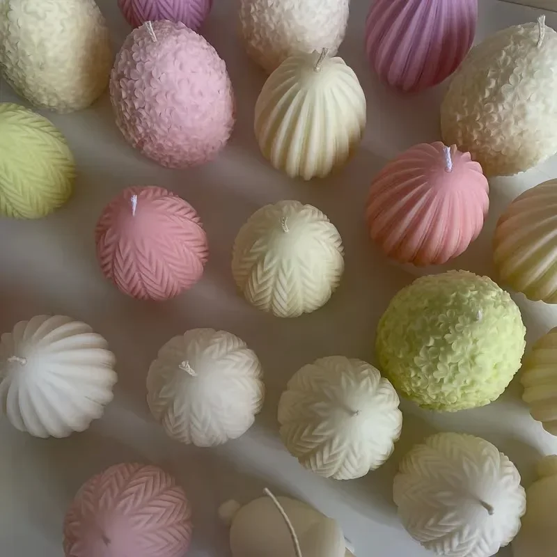 

Oval Egg Silicone Mold for Candle Resin DIY Craft