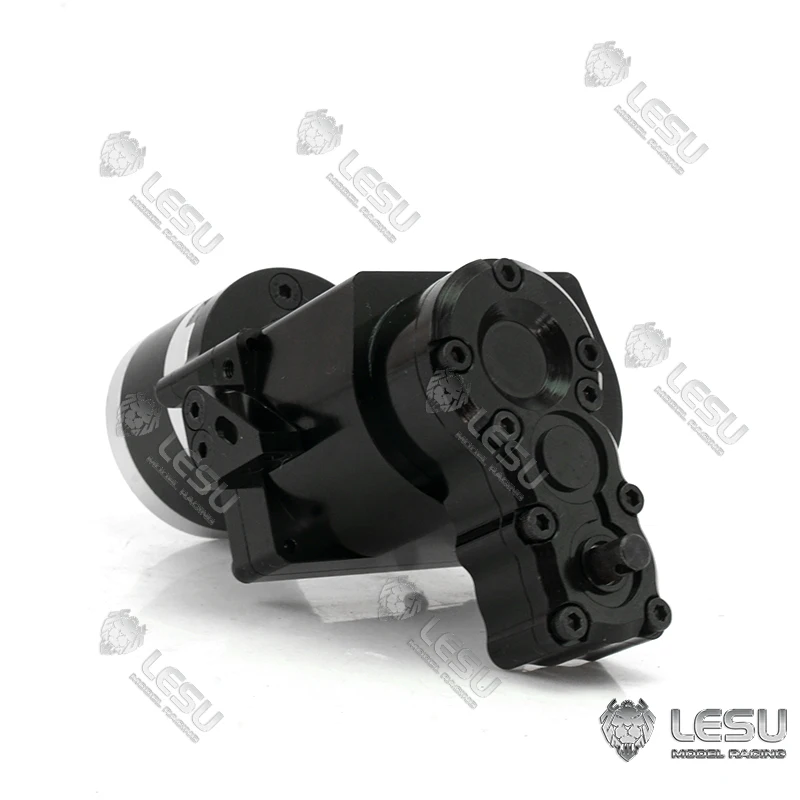 

Запасная часть, металлическая 2-скоростная коробка передач, раздаточная коробка, автомобильные аксессуары для Tamiyaya LESU 1/14, радиоуправляемый тягач, самосвал